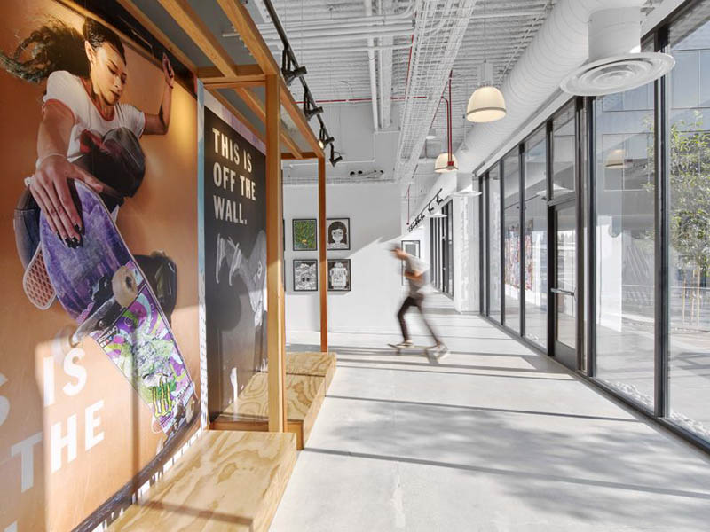 辦公空間,辦公室設計,科技公司辦公室設計,街頭文化,VANS(維薩)加州新總部辦公室設計