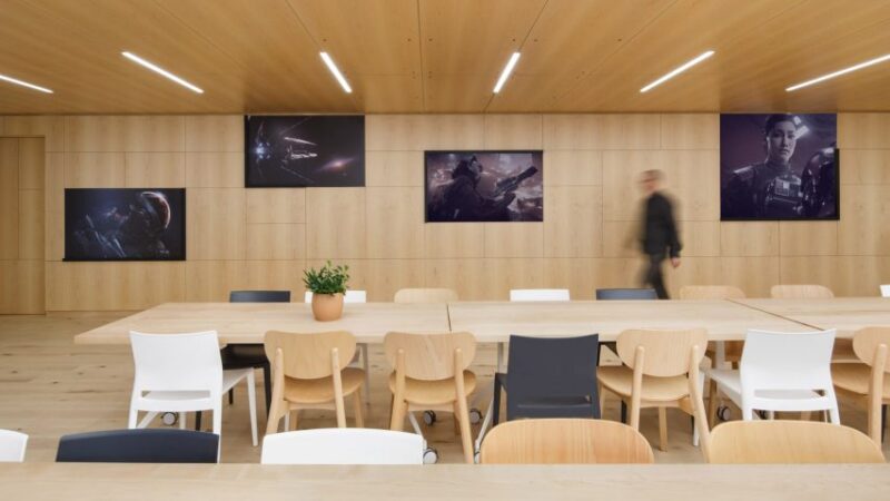 工作娛樂兩不誤，美國遊戲巨頭EA辦公室設計