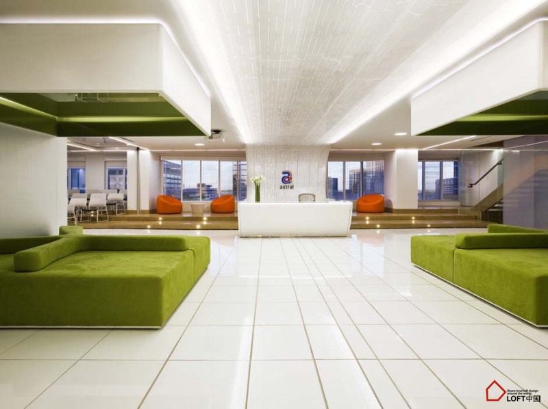 LOFT風格設計公司辦公室設計效果圖