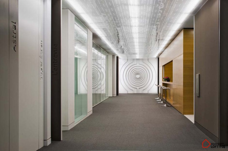 LOFT風格設計公司辦公室設計效果圖