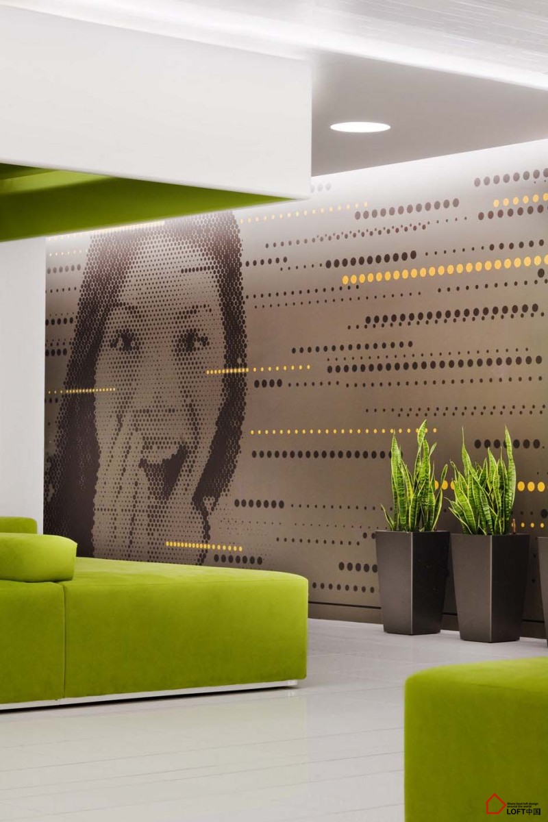 LOFT風格設計公司辦公室設計效果圖