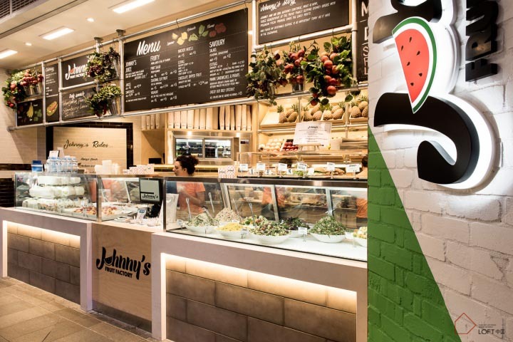 悉尼Johnny’s 工業風格果品店 悉尼Johnny’s 工業風格果品店