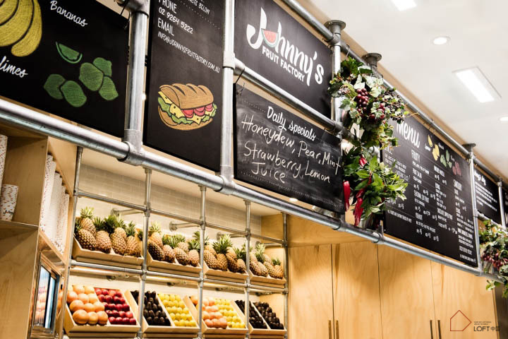 悉尼Johnny’s 工業風格果品店 悉尼Johnny’s 工業風格果品店