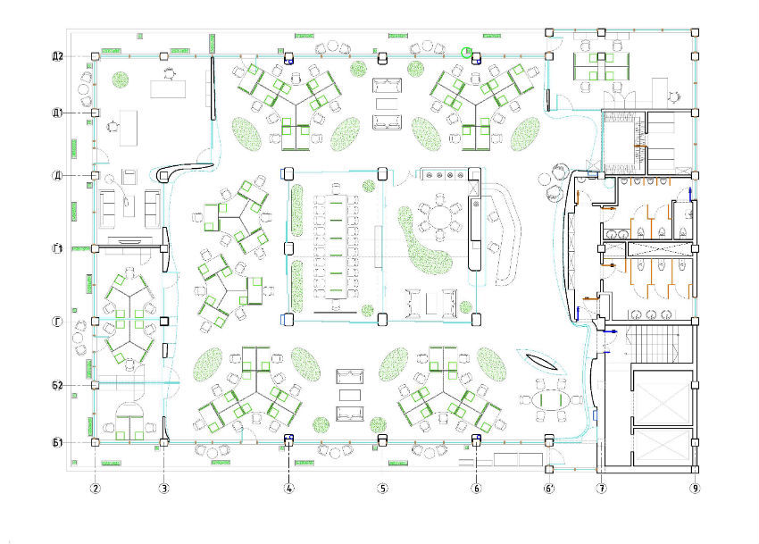 貿易及物流管理公司LOFT風格辦公室設計