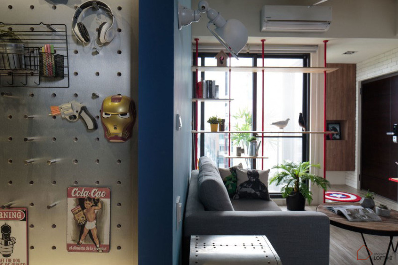 台灣工業風格公寓設計