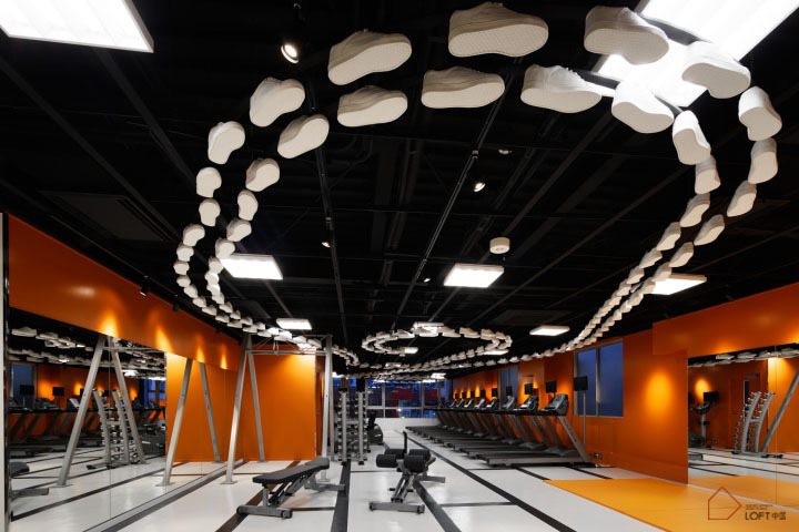 LOFT風格健身房設計