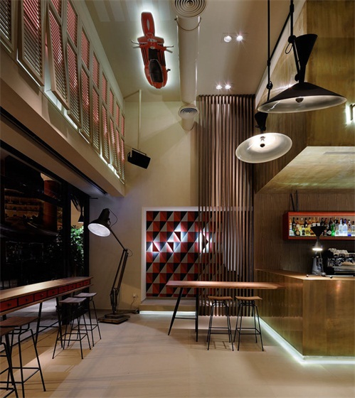 工業LOFT風格咖啡廳設計效果圖