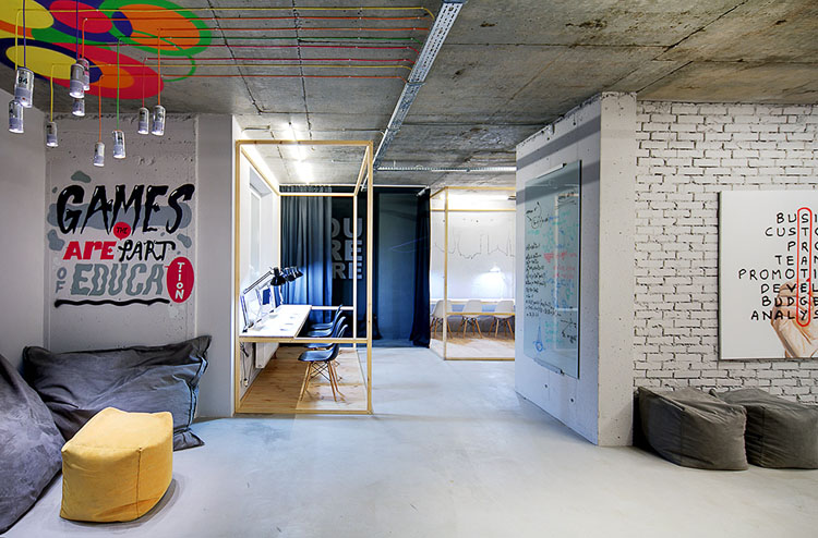 LOFT風格辦公室裝修設計效果圖