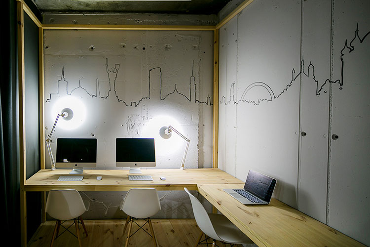 LOFT風格辦公室裝修設計效果圖