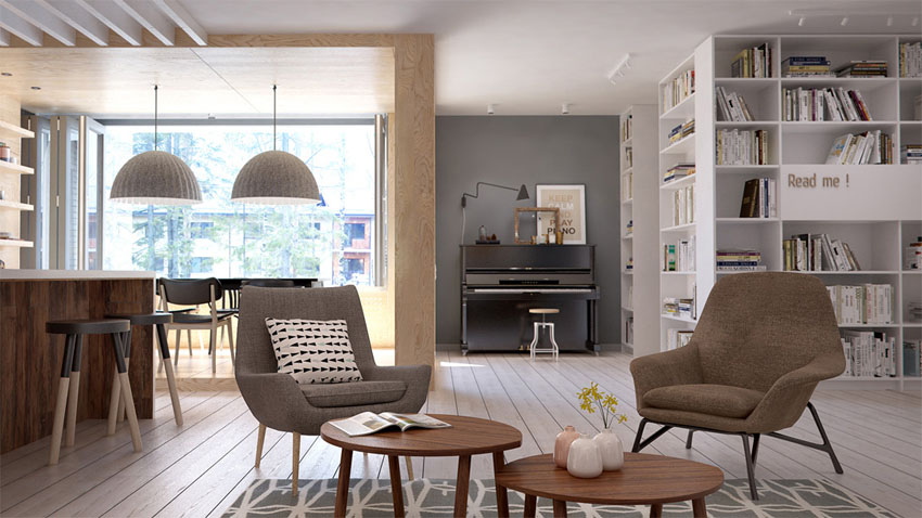 LOFT風格公寓裝修設計效果圖