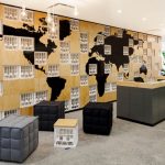 辦公室裝修設計元素–世界地圖