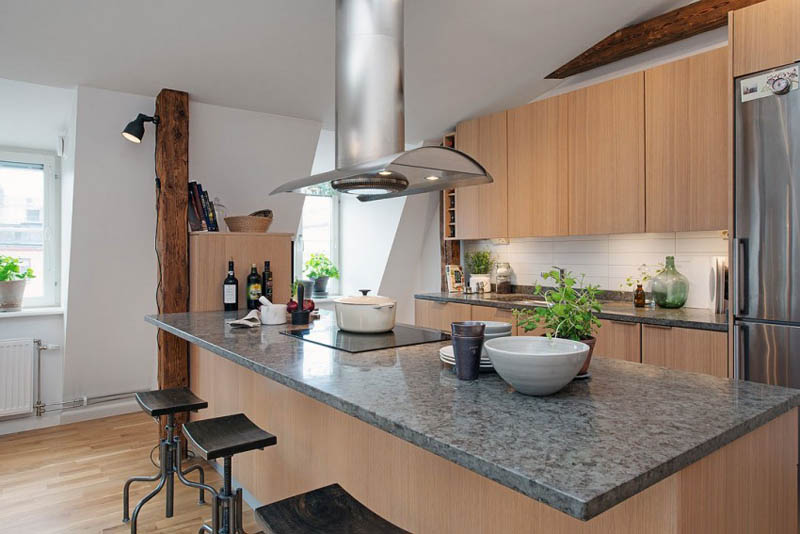 LOFT風格斜頂閣樓裝修設計效果圖