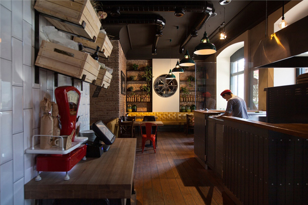 LOFT風格餐廳裝修設計效果圖