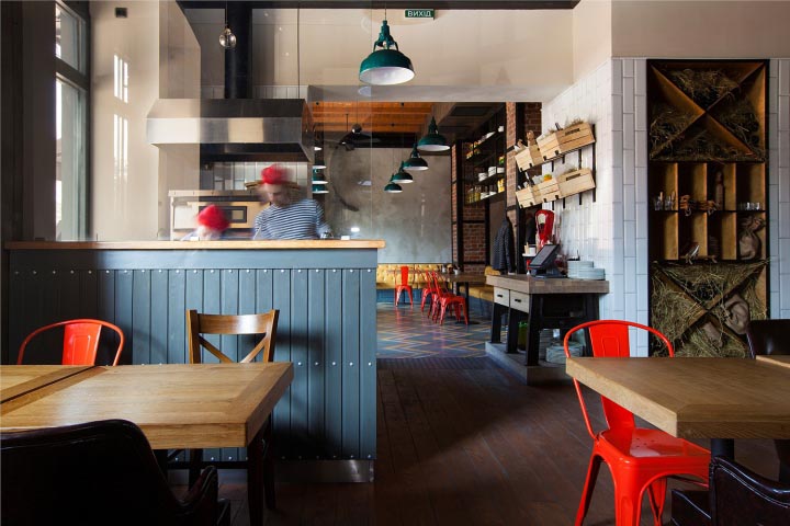 LOFT風格餐廳裝修設計效果圖