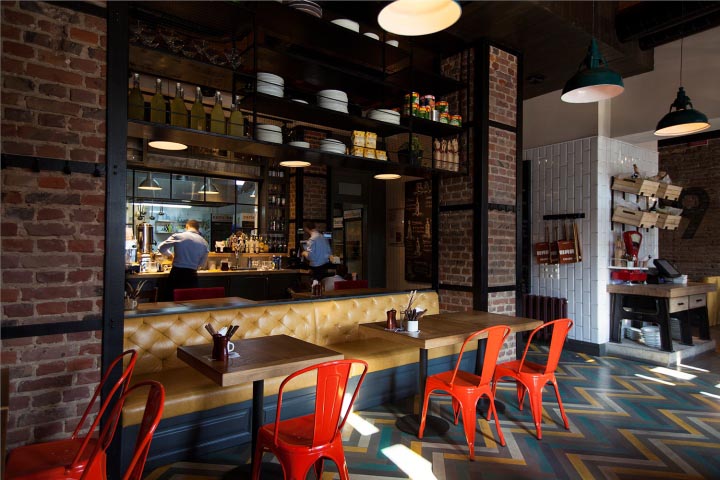 LOFT風格餐廳裝修設計效果圖