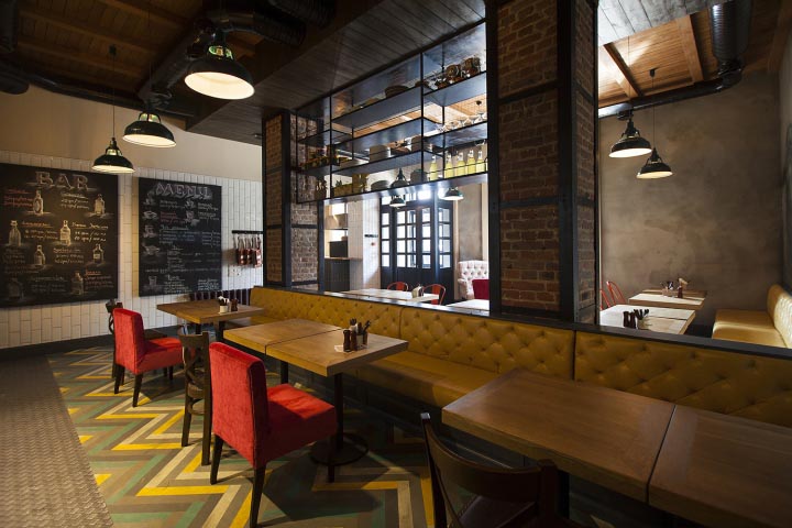 LOFT風格餐廳裝修設計效果圖