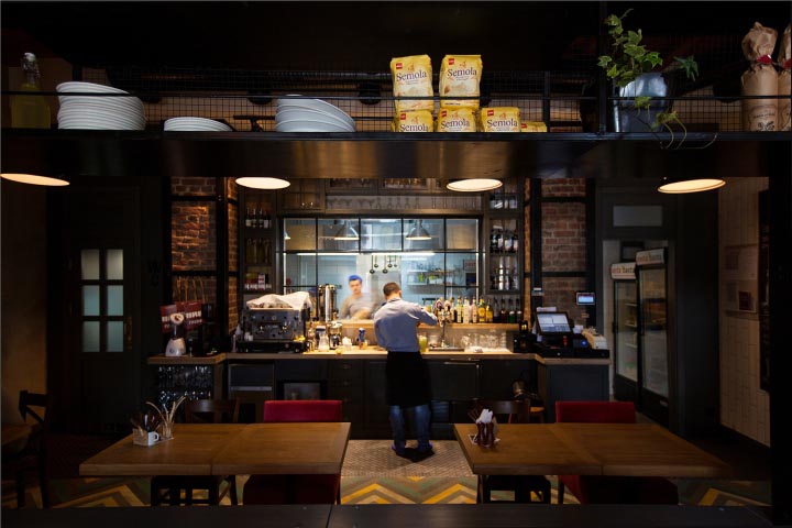 LOFT風格餐廳裝修設計效果圖