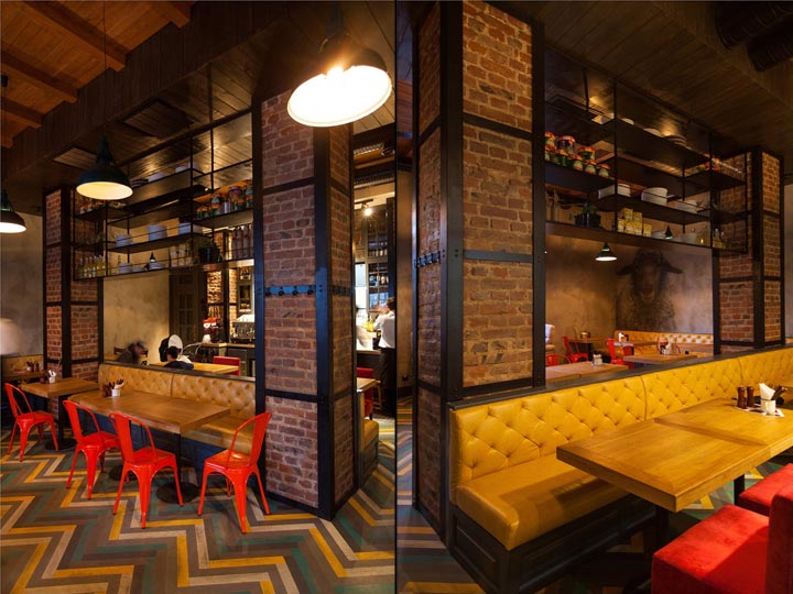 LOFT風格餐廳裝修設計效果圖