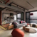 台北115平米工業風格公寓設計