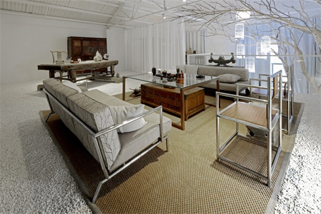 浮沉設計工作室LOFT風格辦公室裝修設計效果圖