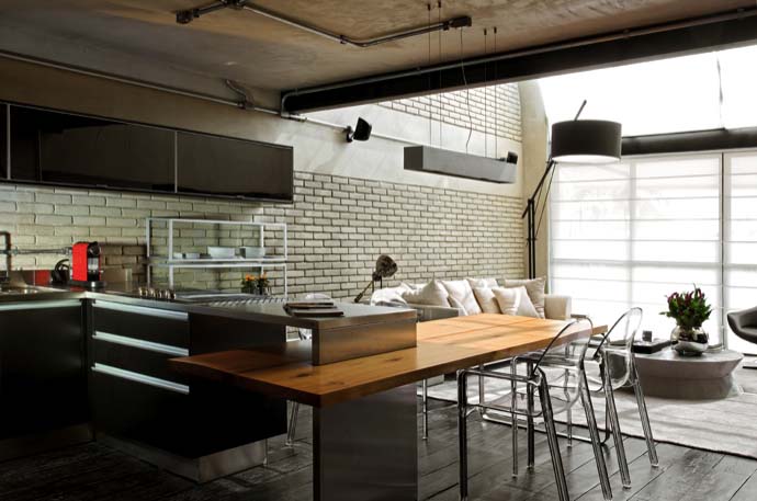 LOFT風格室內裝修設計效果圖