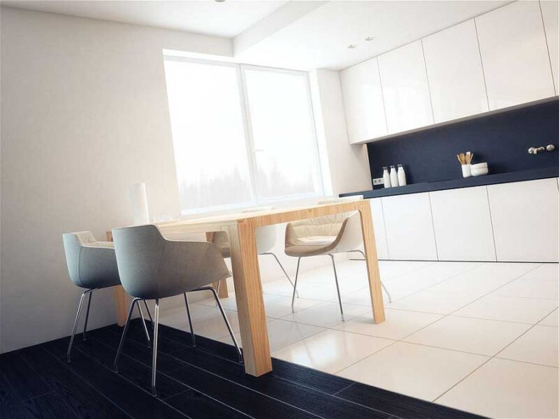 76㎡黑白色調現代簡約公寓