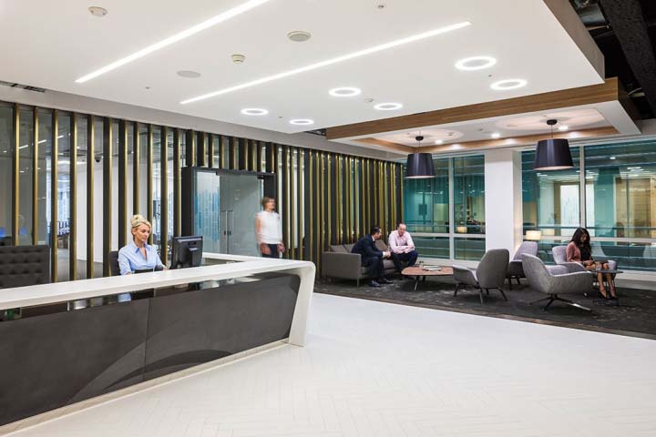 現代風格辦公室裝修設計效果圖