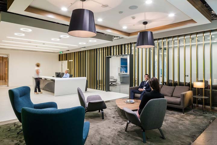 現代風格辦公室裝修設計效果圖