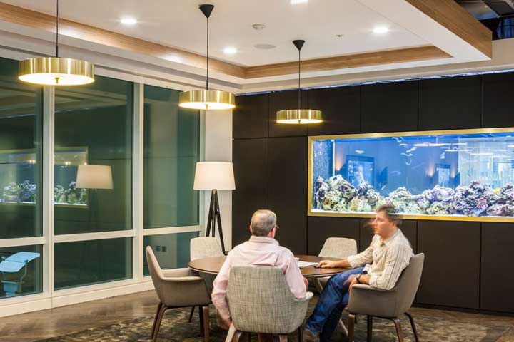 現代風格辦公室裝修設計效果圖