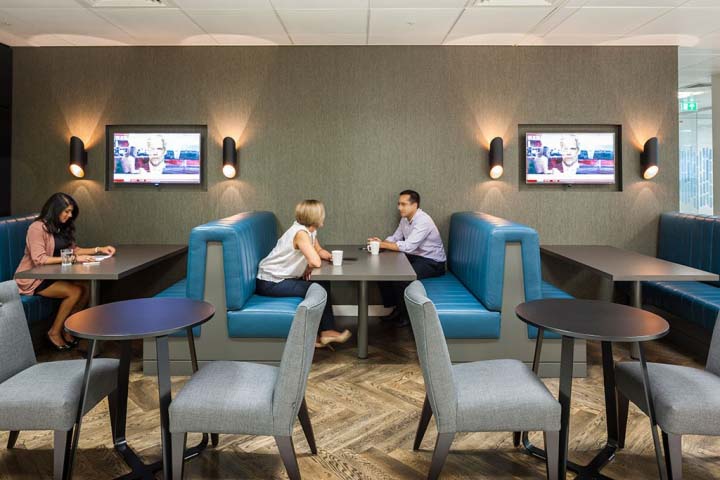 現代風格辦公室裝修設計效果圖