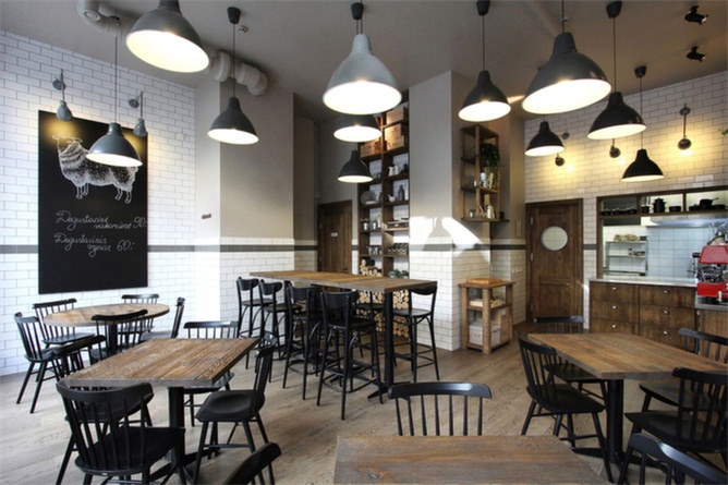 LOFT風格餐廳設計效果圖