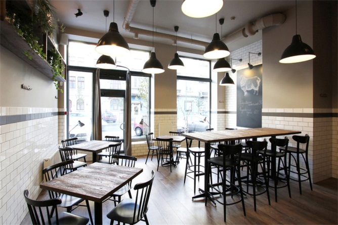 LOFT風格餐廳設計效果圖