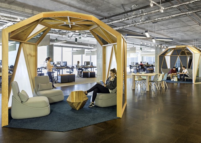 LOFT風格設計公司辦公室設計效果圖