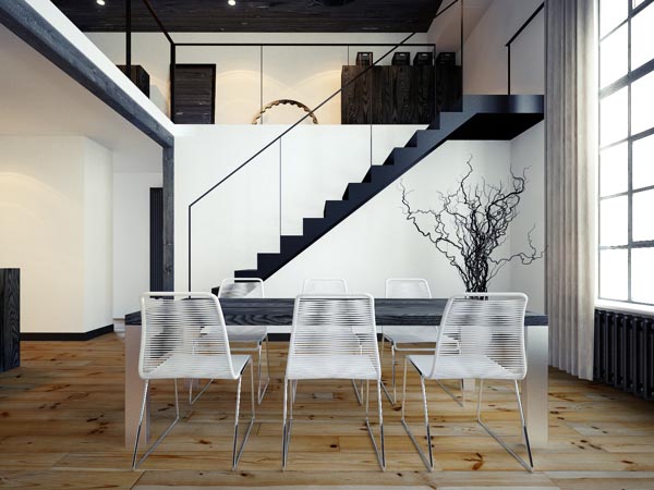 LOFT風格設計公司辦公室設計效果圖