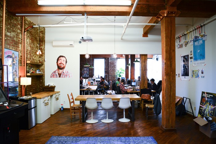 LOFT風格設計公司辦公室設計效果圖