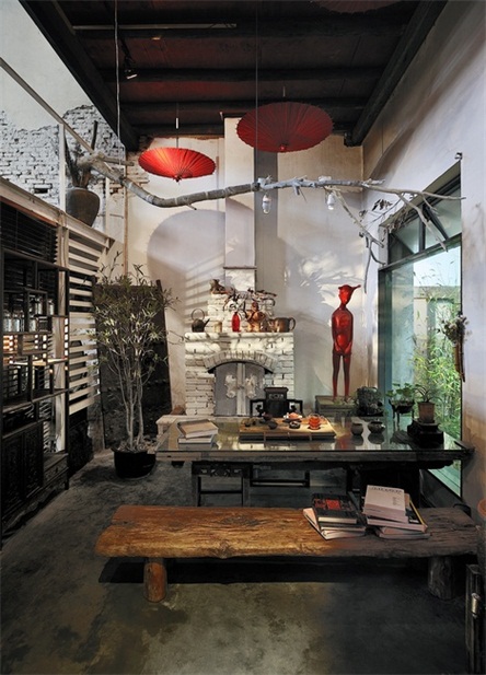 大木和石LOFT風格廠房改造辦公室設計