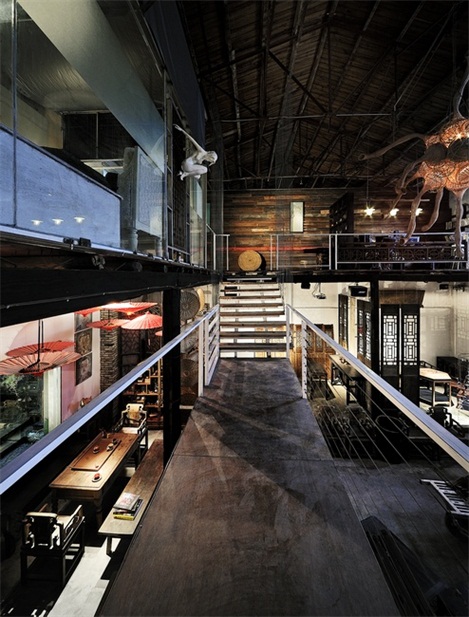 大木和石LOFT風格廠房改造辦公室設計