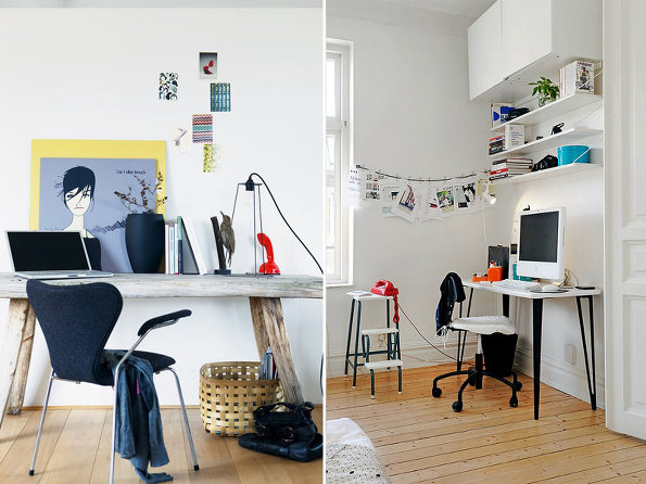 北歐宜家風格書房設計效果圖
