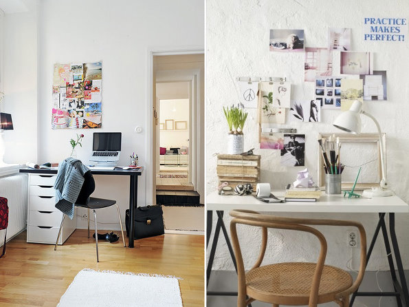 北歐宜家風格書房設計效果圖