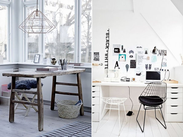 北歐宜家風格書房設計效果圖