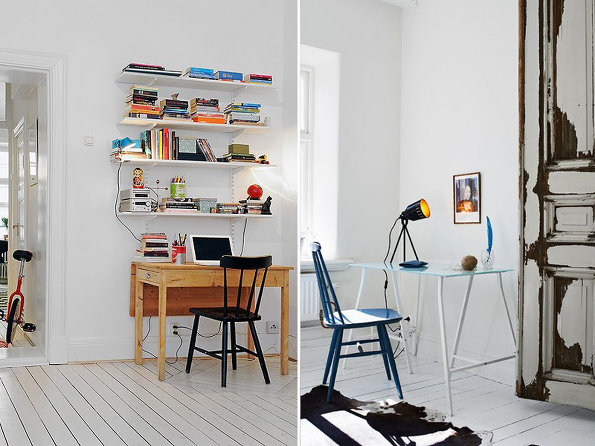 北歐宜家風格書房設計效果圖