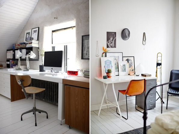 北歐宜家風格書房設計效果圖