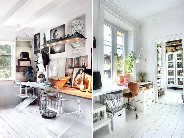 北歐宜家風格書房設計效果圖