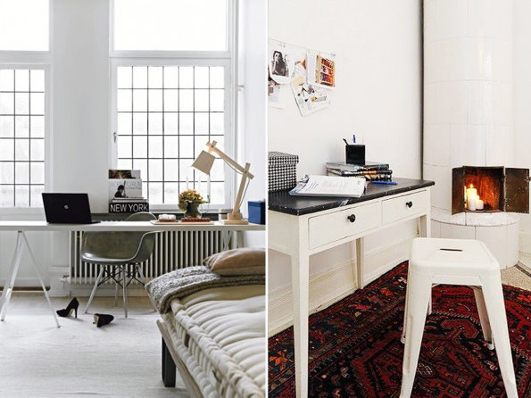 北歐宜家風格書房設計效果圖