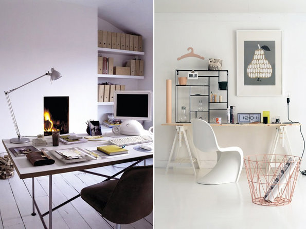 北歐宜家風格書房設計效果圖