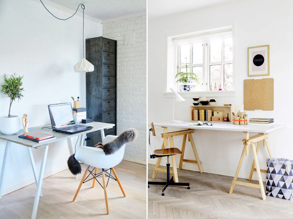 北歐宜家風格書房設計效果圖