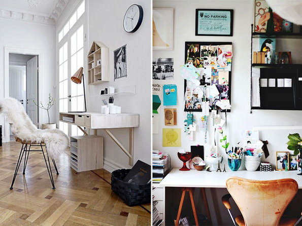 北歐宜家風格書房設計效果圖