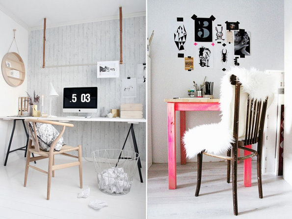 北歐宜家風格書房設計效果圖