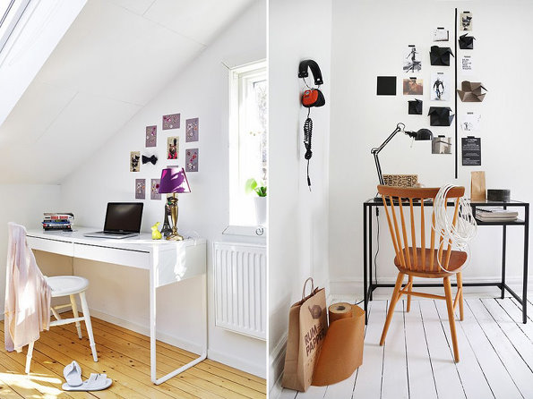 北歐宜家風格書房設計效果圖