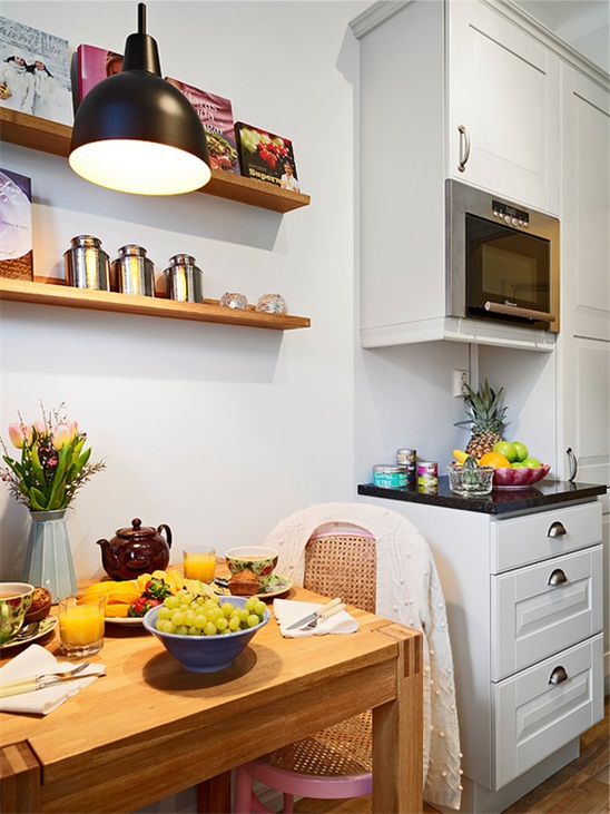 北歐宜家風格白色46平米公寓設計